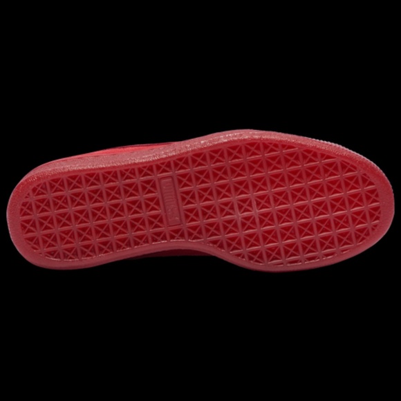 Puma Suede Classic Low Top Womens Casual Shoes Triple Red 381587-01 NEW Sz 6.5 - Picture 6 of 6